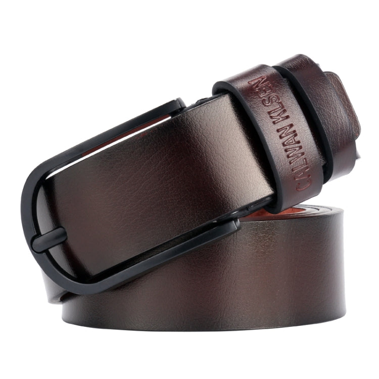 Dandali L8024 Men Casual Antique Pin Buckle Leather Belt Waistband, Length: 110-125cm