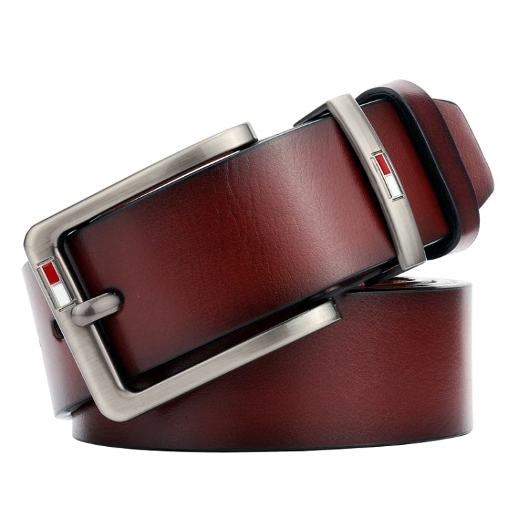 Dandali L8039 Men Casual Antique Pin Buckle Leather Belt Waistband, Length: 110-125cm