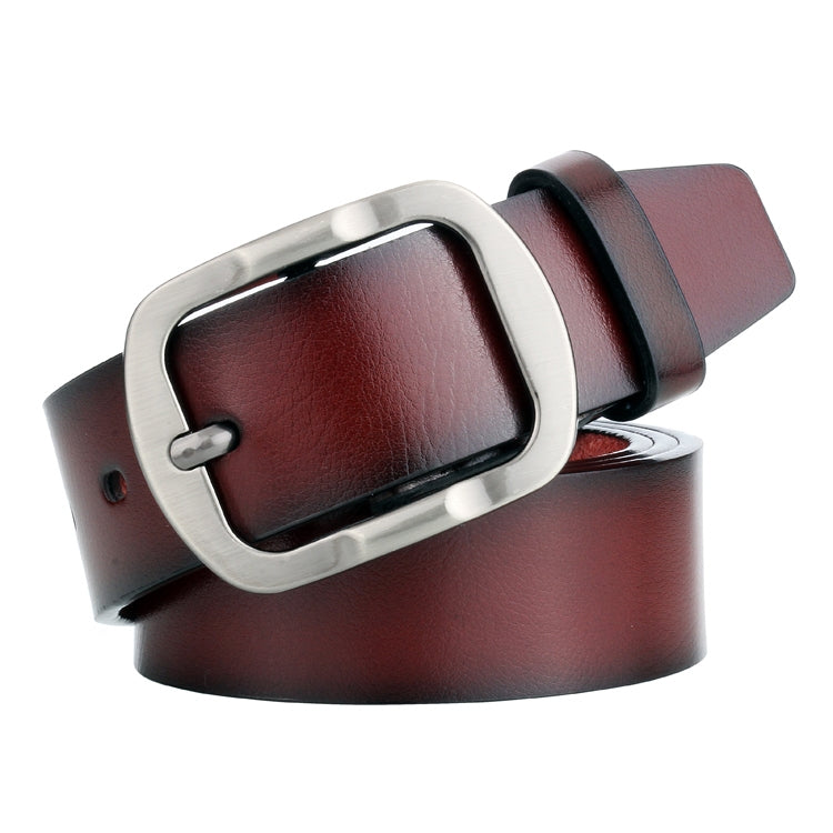 Dandali L8034 Men Casual Antique Pin Buckle Leather Belt Waistband, Size: 110-125cm