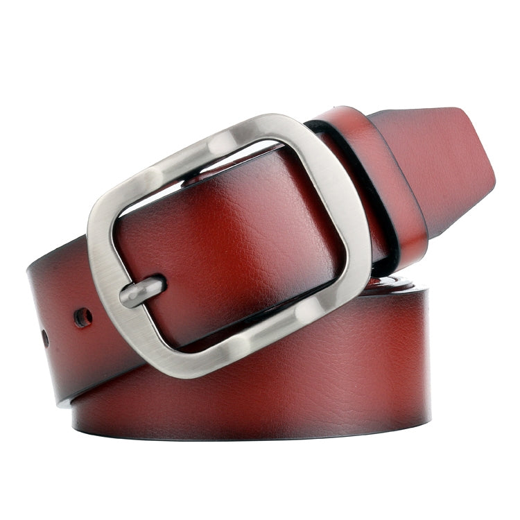 Dandali L8034 Men Casual Antique Pin Buckle Leather Belt Waistband, Size: 110-125cm
