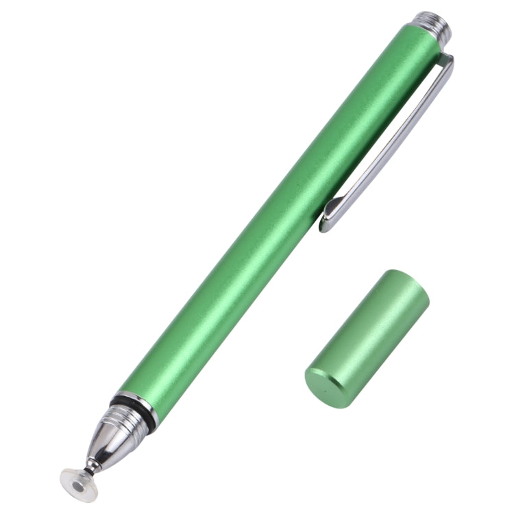 Universal Silicone Disc Nib Capacitive Stylus Pen — Rose Red