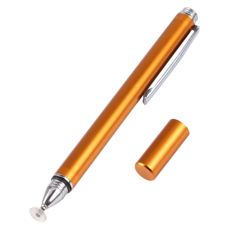 Universal Silicone Disc Nib Capacitive Stylus Pen — Silver