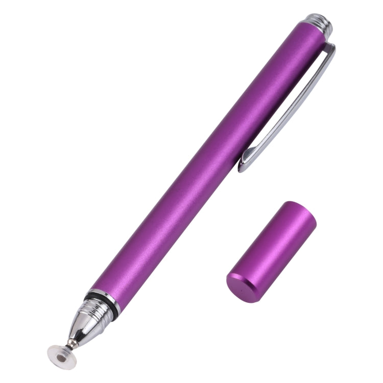 Universal Silicone Disc Nib Capacitive Stylus Pen — Black
