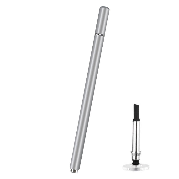 Universal Nano Disc Nib Capacitive Stylus Pen with Magnetic Cap & Spare Nib — Black