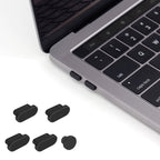 ENKAY 5 in 1 Dustproof Plugs About Charging Port for MacBook 12 inch / MacBook Pro 13.3 / 15.4 inch (2016/2017)