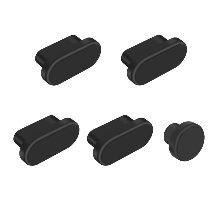 ENKAY 5 in 1 Dustproof Plugs About Charging Port for MacBook 12 inch / MacBook Pro 13.3 / 15.4 inch (2016/2017)