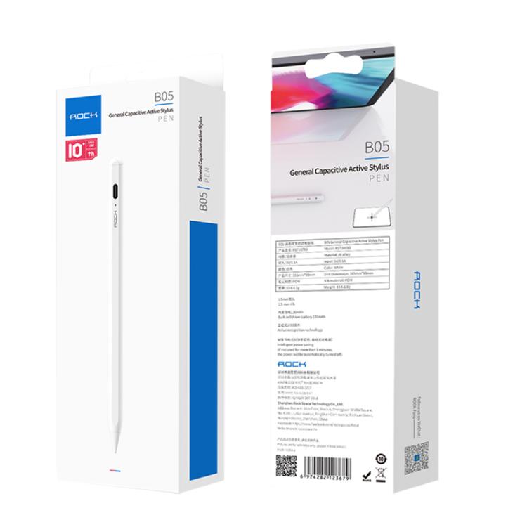 ROCK B05 Replaceable Active Magnetic Capacitive Pen for iPad 2018 or Above
