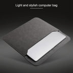 2 in 1 Horizontal Matte Leather Laptop Inner Bag + Power Bag for MacBook Air 11.6 inch A1465 (2012 - 2015) / A1370 (2010 - 2011)