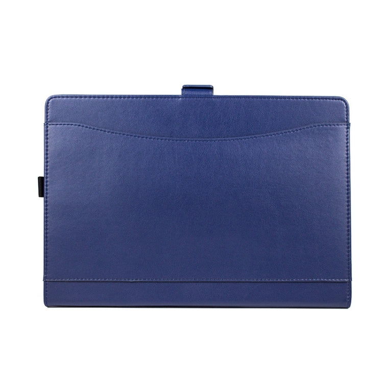 For Microsoft Surface Pro 7 / 7+ Microfiber Lambskin Texture Magnetic Horizontal Flip Leather Case with Pen Slot & Holder — Grey