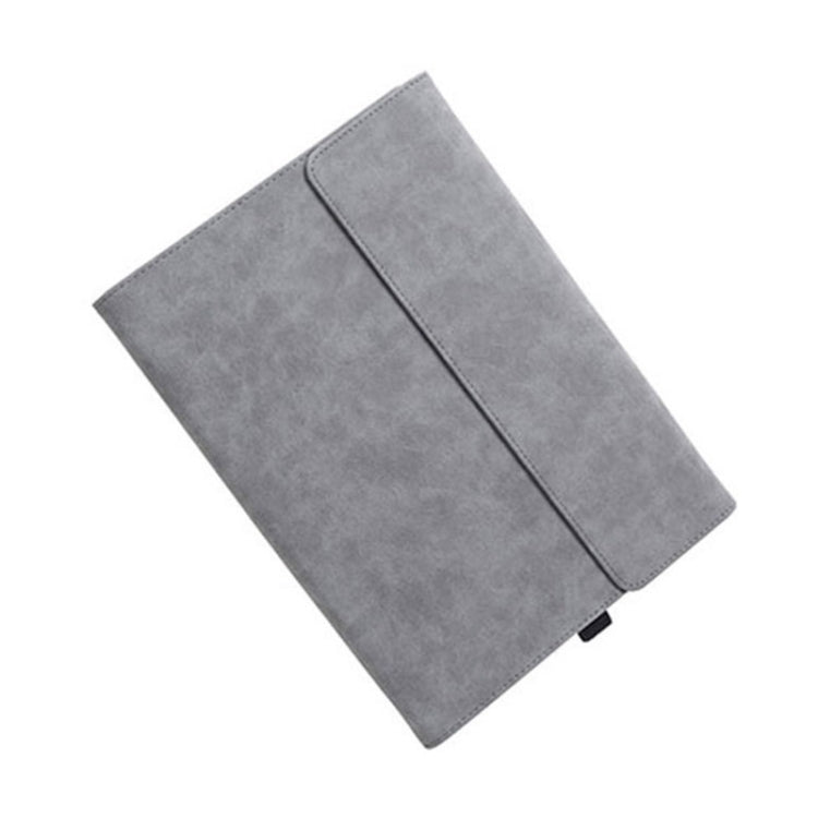 For Microsoft Surface Pro 7 / 7+ South African Sheepskin Magnetic Horizontal Flip Leather Case with Pen Slot & Holder — Case