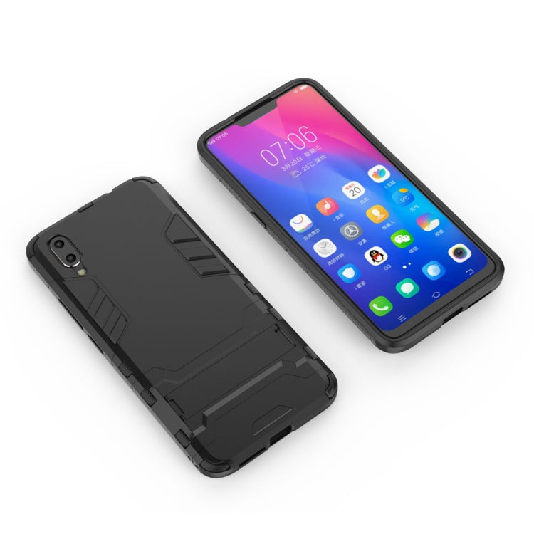 Shockproof PC + TPU Case for Vivo X23, with Holder