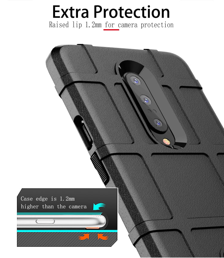 Shockproof Rugged Shield Full Coverage Protective Silicone Case for Oneplus 7