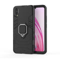 PC + TPU Shockproof Protective Case for Vivo X23, with Magnetic Ring Holder