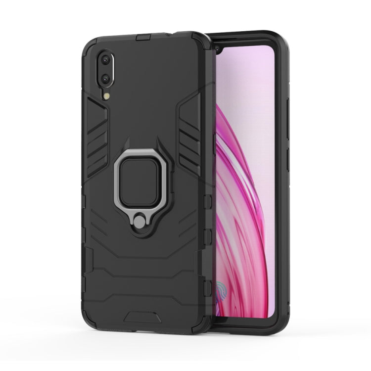 PC + TPU Shockproof Protective Case for Vivo X23, with Magnetic Ring Holder