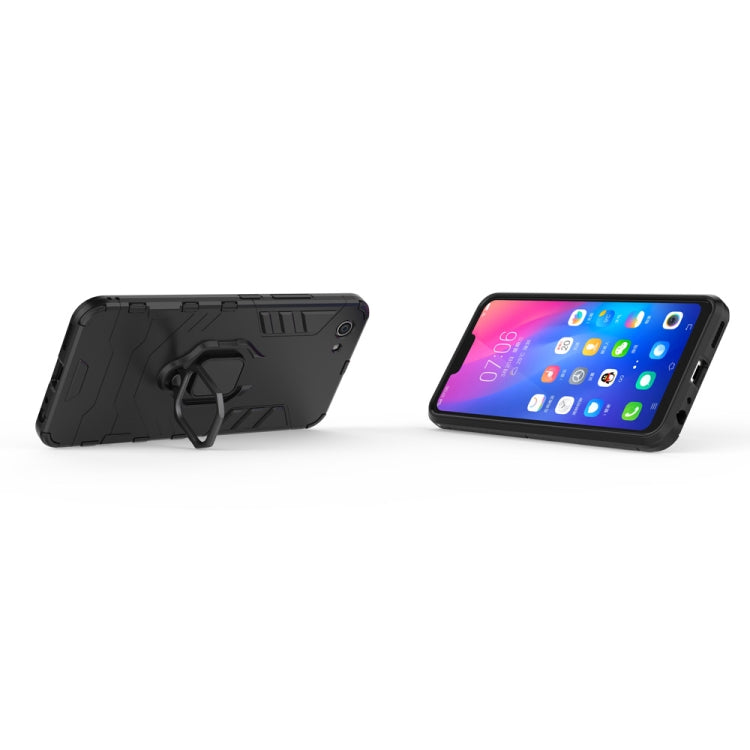 PC + TPU Shockproof Protective Case for Vivo Y83, with Magnetic Ring Holder