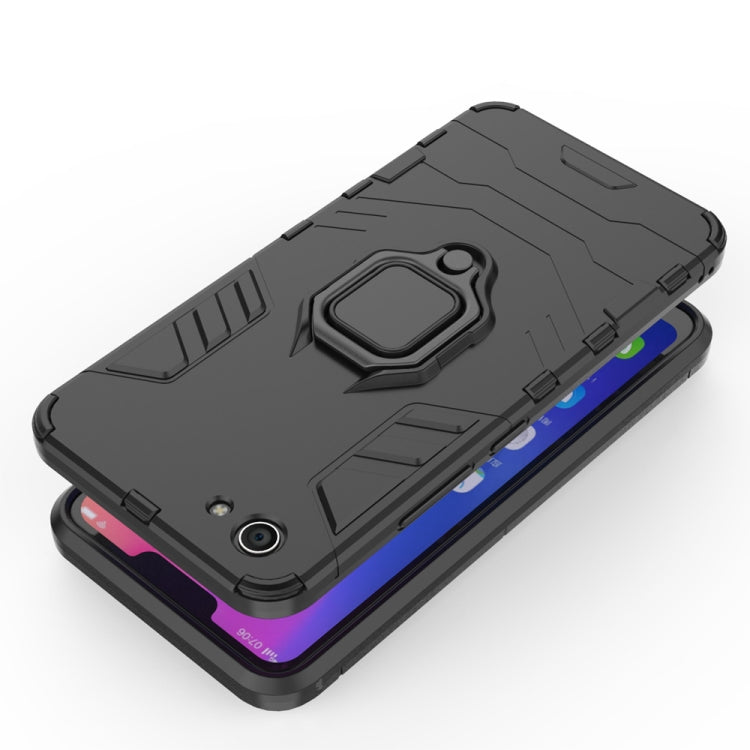 PC + TPU Shockproof Protective Case for Vivo Y83, with Magnetic Ring Holder
