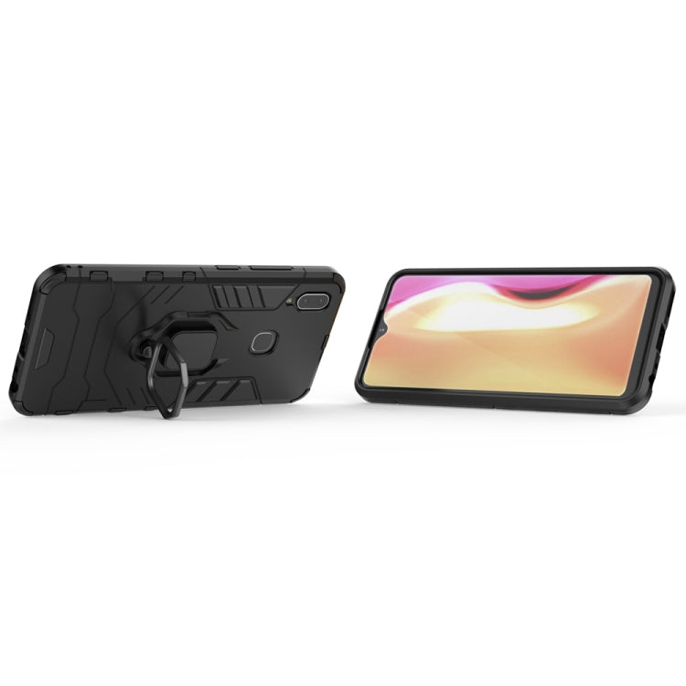 PC + TPU Shockproof Protective Case with Magnetic Ring Holder for Vivo Y95