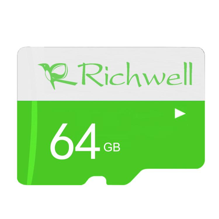 Richwell 64GB High Speed Class 10 TF Memory Card