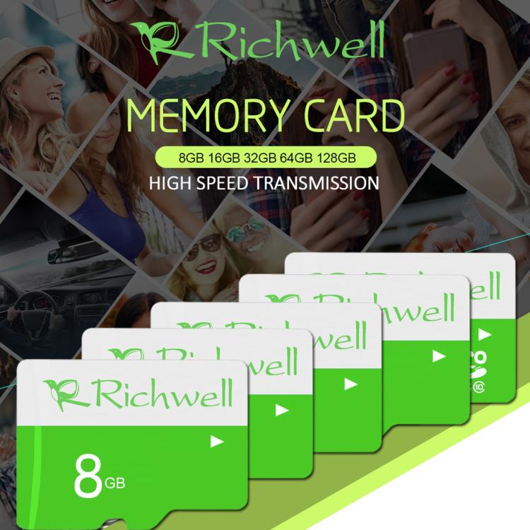 Richwell 8GB High Speed Class 10 TF Memory Card, 8GB — view 4