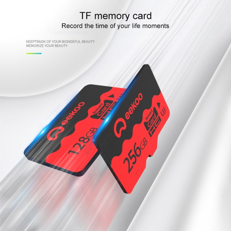 eekoo 256GB U3 TF Memory Card, Minimum Write Speed: 30MB / s, Flagship Version