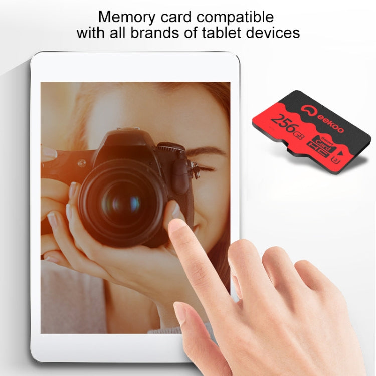 eekoo 256GB U3 TF Memory Card, Minimum Write Speed: 30MB / s, Flagship Version