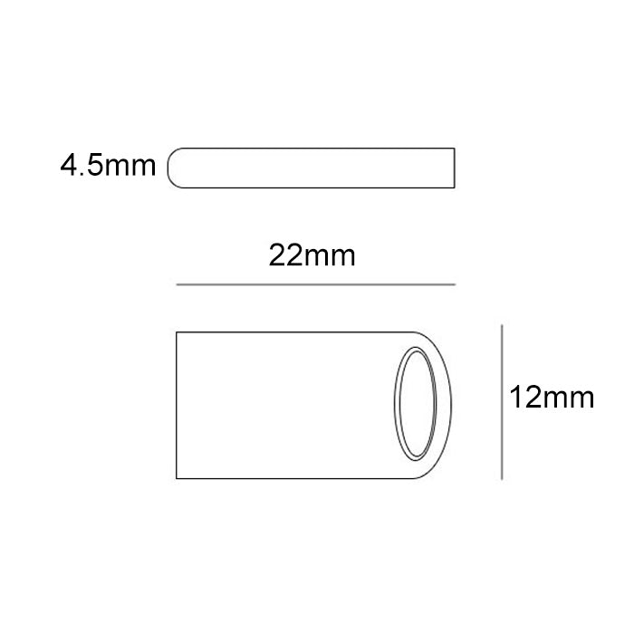 Zsuit 4GB USB 2.0 Mini Metal Ring Shape USB Flash Disk — view 3