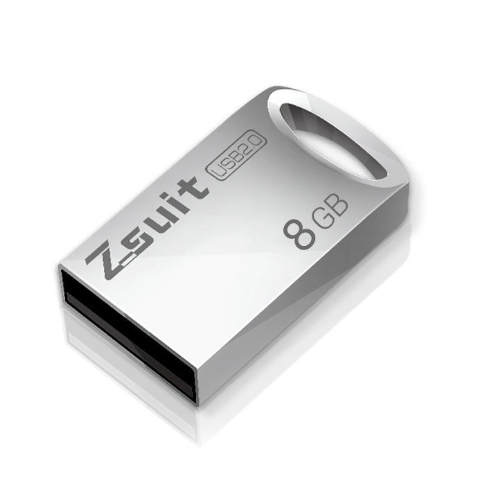 Zsuit 8GB USB 2.0 Mini Metal Ring Shape USB Flash Disk