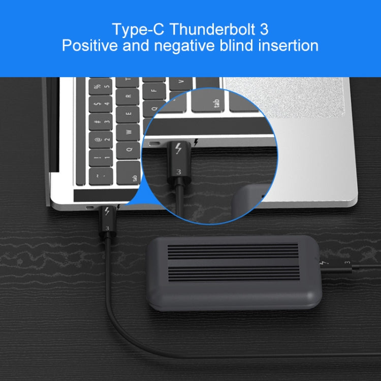 Blueendless M.2 NVME Thunderbolt 3 Solid State Mobile Hard Disk Box Hard Disk Drive — view 8