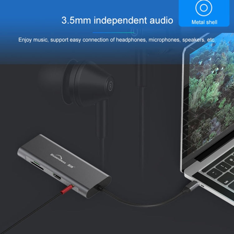 Blueendless 9 In 1 Multi-function Type-C / USB-C HUB Expansion Dock