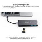 Blueendless 6 In 1 Multi-function Type-C / USB-C HUB Expansion Dock M.2 NGFF Solid State Drive — view 5