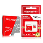 MICRODATA 128GB Class10 Red and Grey TF Memory Card, 128GB — view 4