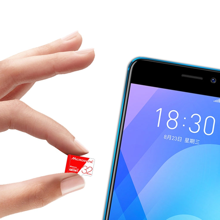 MICRODATA 16GB High Speed U1 Red and White TF Memory Card, 16GB — view 6