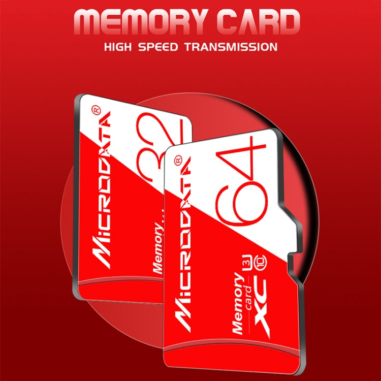 MICRODATA 16GB High Speed U1 Red and White TF Memory Card, 16GB — view 9