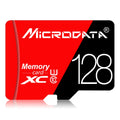 MICRODATA 128GB High Speed U3 Red and Black TF Memory Card