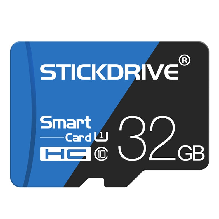 STICKDRIVE 32GB High Speed U1 Blue and Black TF Memory Card