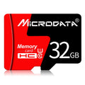 MICRODATA 32GB U1 Red and Black TF Memory Card, 32GB