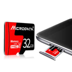 MICRODATA 32GB U1 Red and Black TF Memory Card, 32GB — view 3