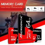 MICRODATA 32GB U1 Red and Black TF Memory Card, 32GB — view 9