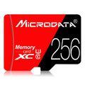 MICRODATA 256GB U3 Red and Black TF Memory Card