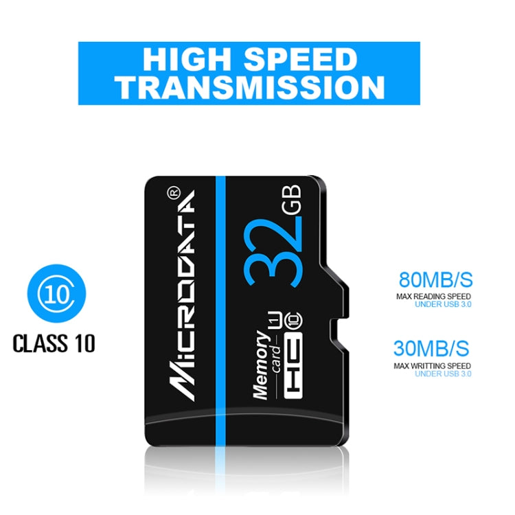 MICRODATA 64GB U3 Blue Line and Black TF Memory Card