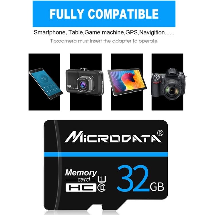 MICRODATA 64GB U3 Blue Line and Black TF Memory Card