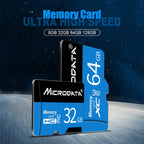 MICRODATA 32GB U1 Blue and Black TF Memory Card