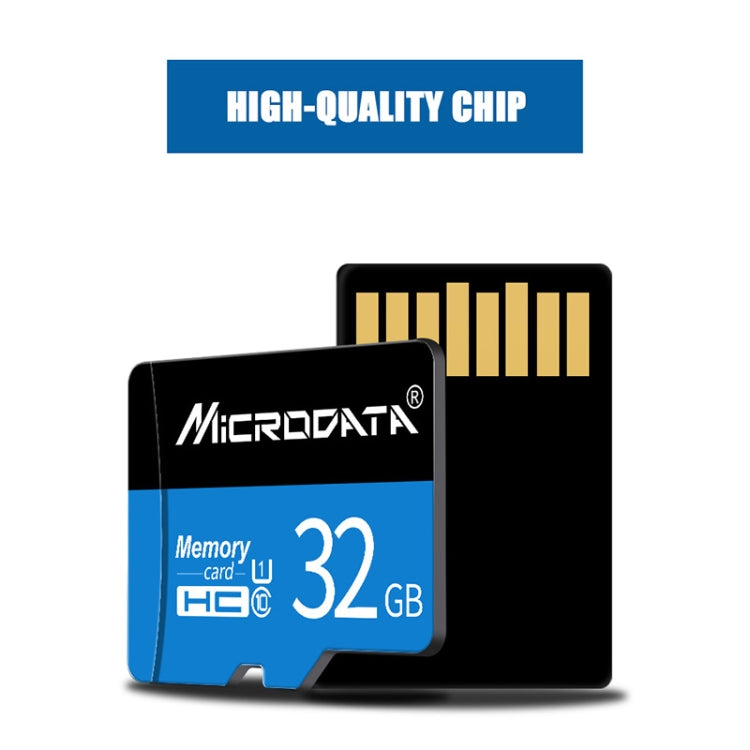 MICRODATA 32GB U1 Blue and Black TF Memory Card