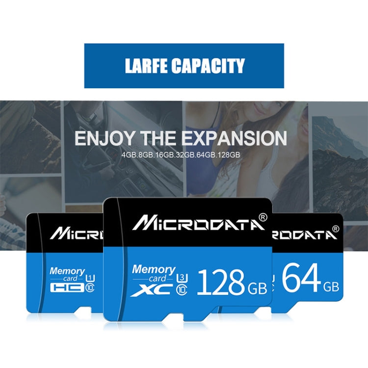 MICRODATA 32GB U1 Blue and Black TF Memory Card