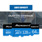 MICRODATA 32GB U1 Blue and Black TF Memory Card