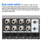AQA 8-channel Mixer Microphone Effector