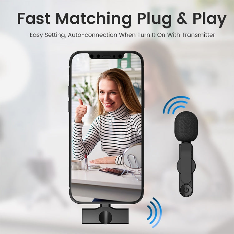 Interface Lavalier Wireless Radio Microphone, EP033T 8 Pin