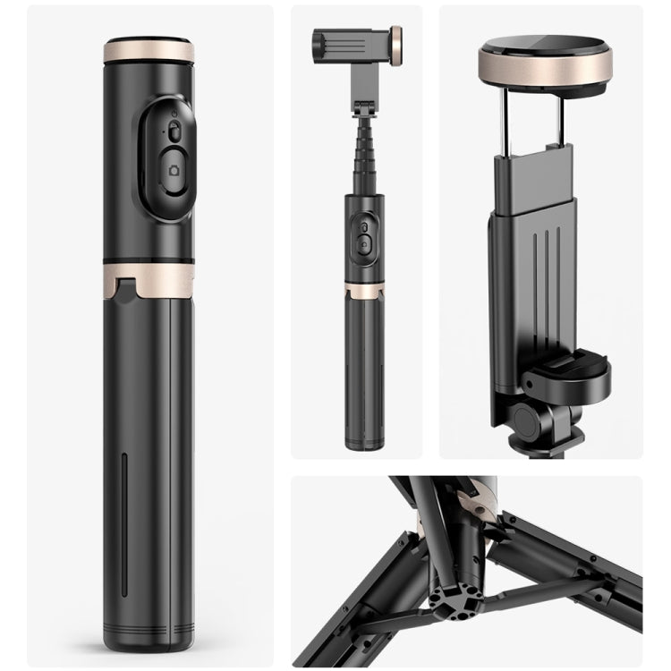 Q12 Hidden Design Reinforced Bluetooth Remote Control Tripod Selfie Stick