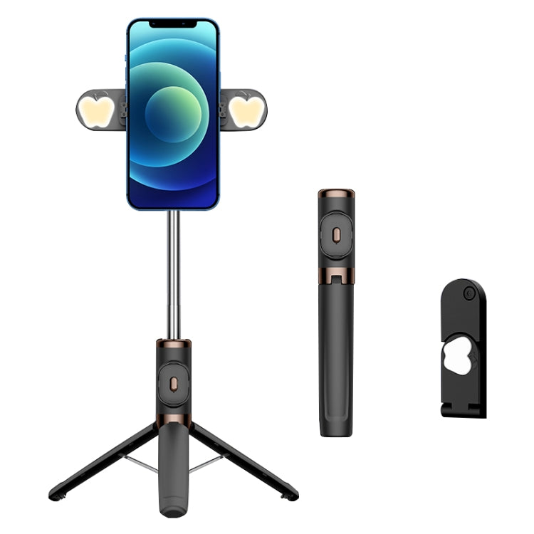 Bluetooth Remote Control Dual Fill Light Tripod Selfie Stick