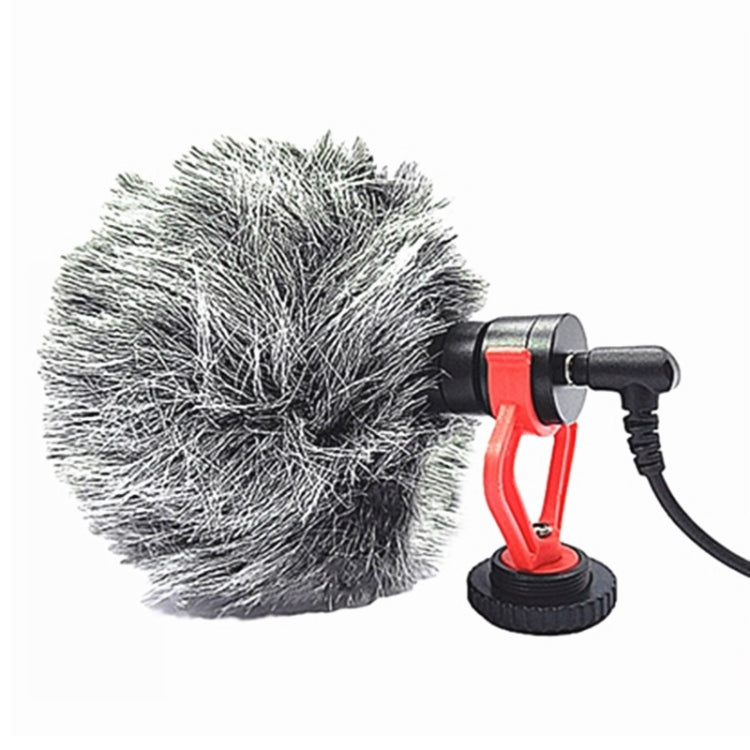M30 Portable Wired Condenser Shotgun Microphone Trip Vlog Record Studio Video for Camera Phone